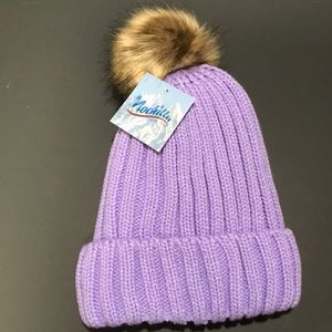 ✅🆕Lavender fleece lined hat